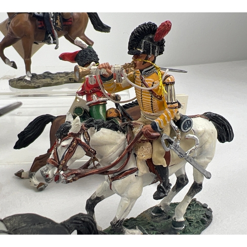 55 - 11 die cast, hand painted metal models of soldiers by Del Prado representing army regiments from the... 
