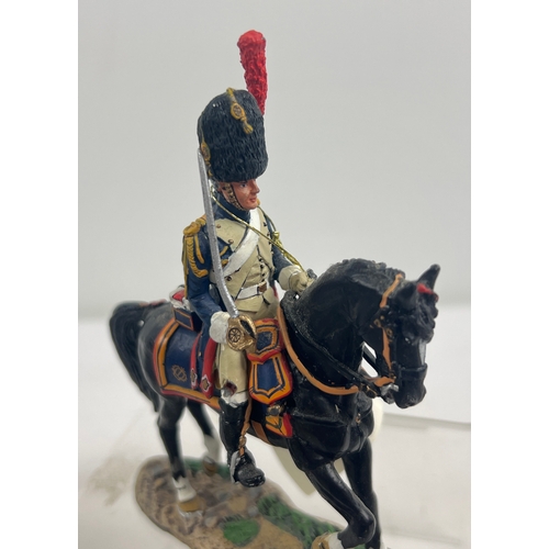 56 - 11 modern hand painted die cast metal collectors figures of soldiers from the 18th and 19th century ... 