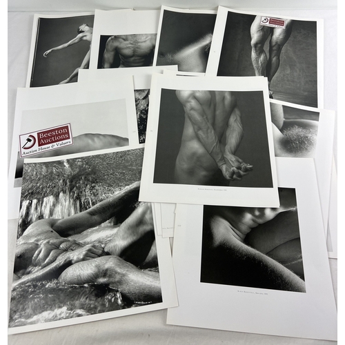 14 - A collection of black & white homo erotic photographic prints. All approx. 30cm x 26cm.