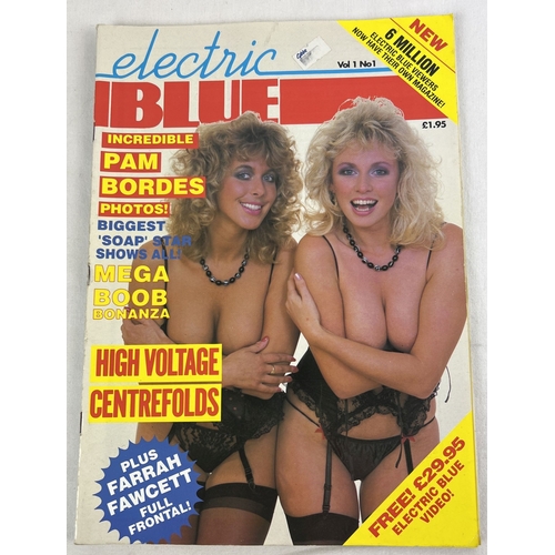 84 - First issue, Volume 1 No. 1 of Electric Blue, adult erotic magazine from 1989.