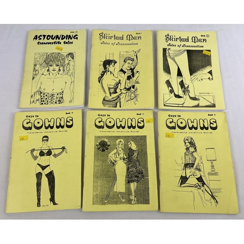 150 - 6 assorted Transvestite Adventure Stories vintage adult erotic fiction books from Empathy Press. 3 i... 