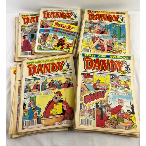 1274 - A collection of approx. 112 vintage Dandy comics, mainly from 1991/92.