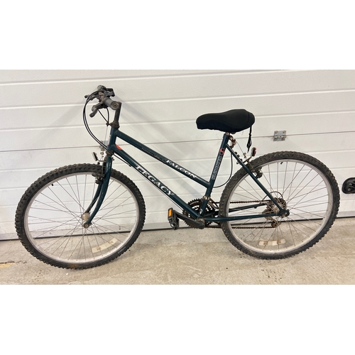 1351 - A Shimano Flacon Legacy ladies/girls bike in dark green, with approx. 49cm frame and 26