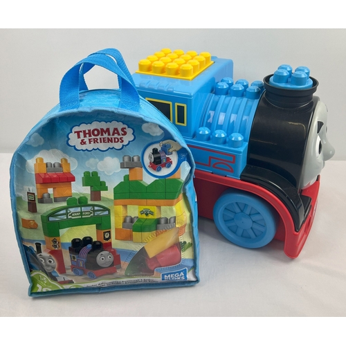 1257 - 2 Thomas the Tank Engine Mega Bloks play sets. Giant Thomas train with Mega Bloks inside together wi... 