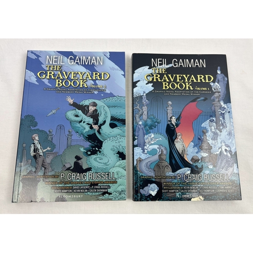 1262 - Volumes 1 & 2 of The Graveyard Book, Neil Gaiman's graphic novel from Bloomsbury Books adapted by P.... 