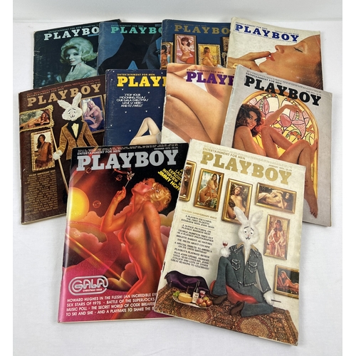 1 - 10 vintage 1960's & 70's issues of Playboy; Entertainment For Men, adult magazine. Dating from 1964 ... 