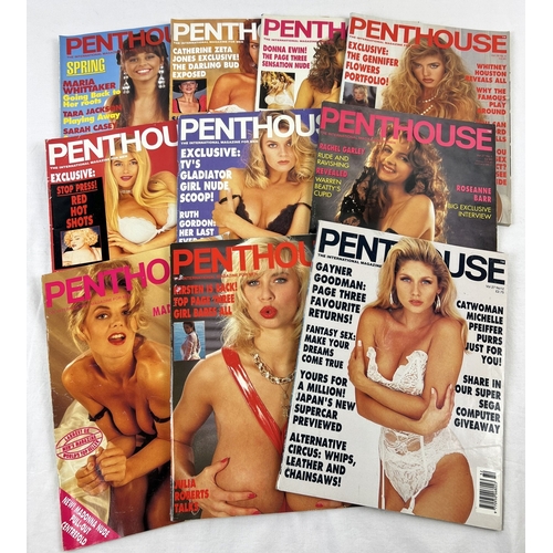 109 - 10 early 1990's issues of Penthouse; The International Magazine for Men, adult magazine. To include ... 