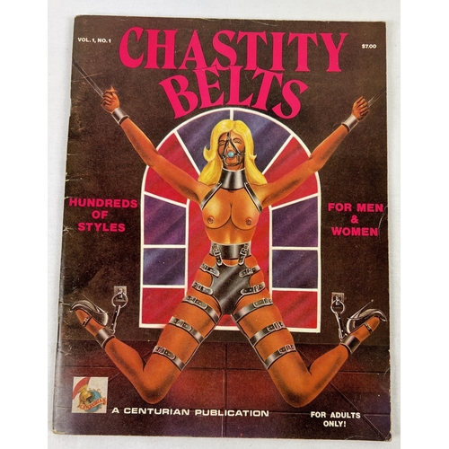 135 - First issue, Volume 1 No. 1 of Chastity Belts, specialist/fetish adult erotic magazine/catalogue fro... 