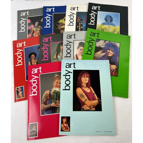 199 - 10 issues of Body Art, special interest adult magazine from the late 1980's and early 90's.