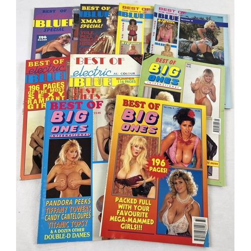 212 - 9 assorted 1990's Bumper Best of issues of Big Ones, The World of Blue and Electric Blue.