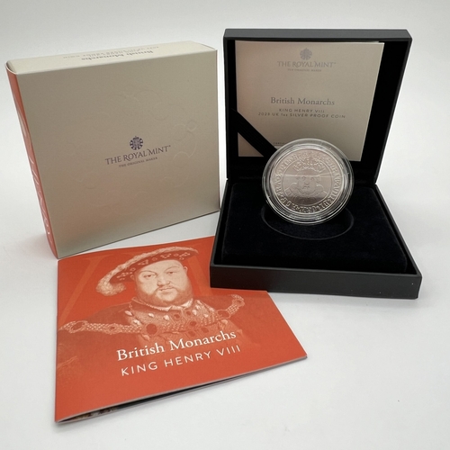 4 - A boxed 2023 1oz British Monarchs King Henry VIII silver proof £2 coin by The Royal Mint. King Charl... 