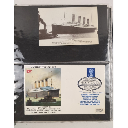 114 - A limited edition collection of 64 R.M.S. Titanic Centenary Stamp and Covers, dated April 2007, by W... 