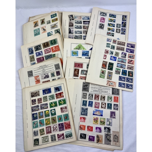 139 - An early 1950's Errimar Amherst stamp album of world stamps to include from sovereign heads Victoria... 