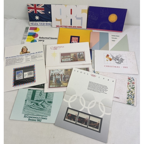 161 - 14 assorted Australia Post mint stamp presentation packs dating from the 1980's. To include Selected... 