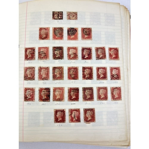 147 - A vintage album containing a collection of British and World Antique and vintage stamps. Sovereign h... 