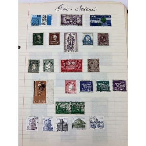 147 - A vintage album containing a collection of British and World Antique and vintage stamps. Sovereign h... 