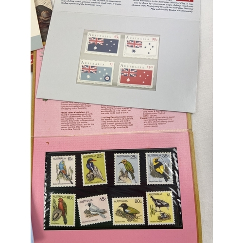 156 - 14 assorted Australia Post mint stamp presentation packs, mostly from the 1990's. To include Sheffie... 