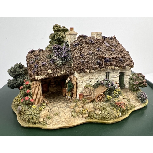 3 boxed Lilliput Lane collectable houses. The Pottery (L2123