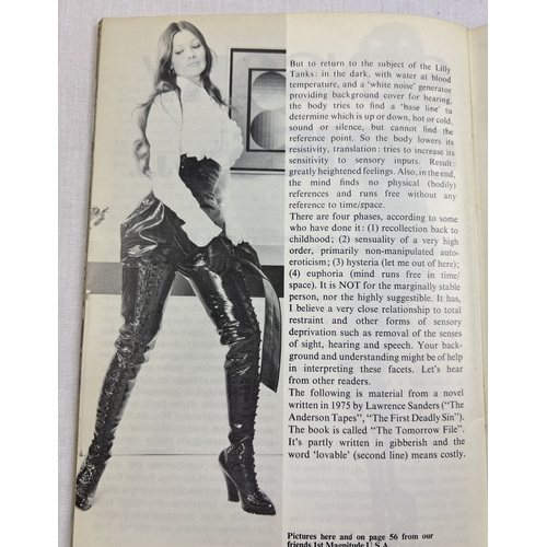 126 - 3 vintage 1970's specialist fetish leather/rubber smaller sized magazines, No's 14, 15 & 16, featuri... 