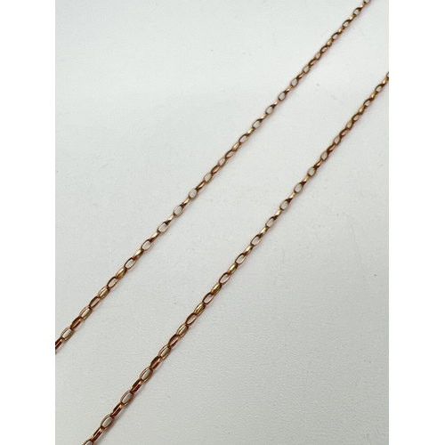 115 - A 9ct rose gold 24