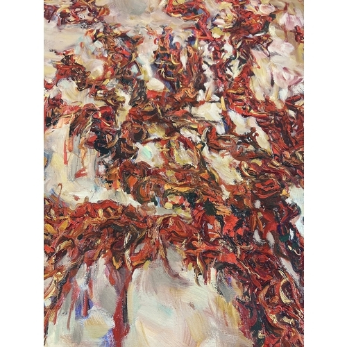 67 - Large limited edition (1 of 1) Giclee fine art print on canvas entitled 'Tree' by Mingzhang Sun. Ima... 