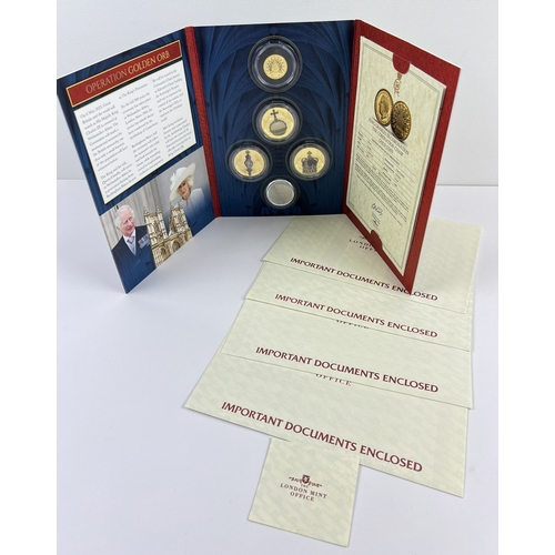 1198 - A 2023 The Coronation of King Charles III Operation Golden Orb coin collection in presentation pack.... 