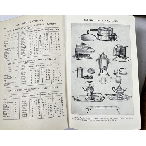 1272 - 4 vintage cookery books. 1934 Radiation Cookery book, Mrs Beeton's Every-Day Cookery, Mrs Beeton's A... 