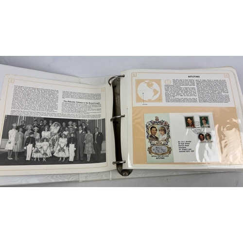 1270 - A 1981 Charles and Diana Royal Wedding collectors folder of First Day Covers from The Summer Collect... 