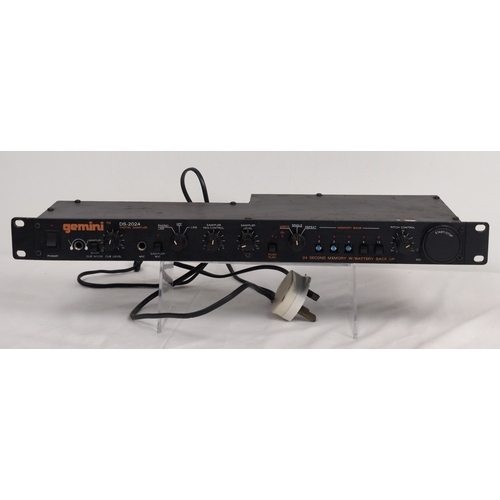 1289 - Gemini DS-2024 digital audio sampler. Rack mount unit.