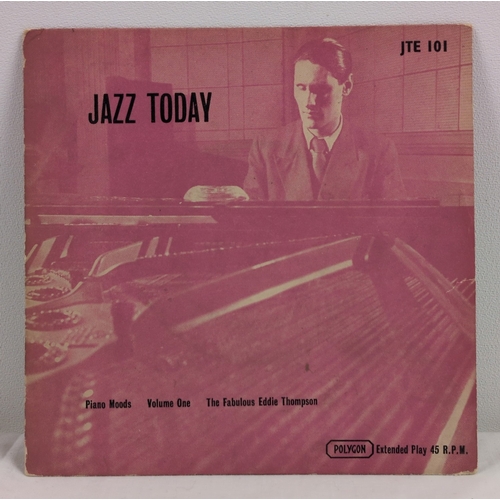 1291 - 'Jazz Today' Piano Moods Volume One by The Fabulous Eddie Thompson. 45rpm vinyl record, JTE 101 publ... 