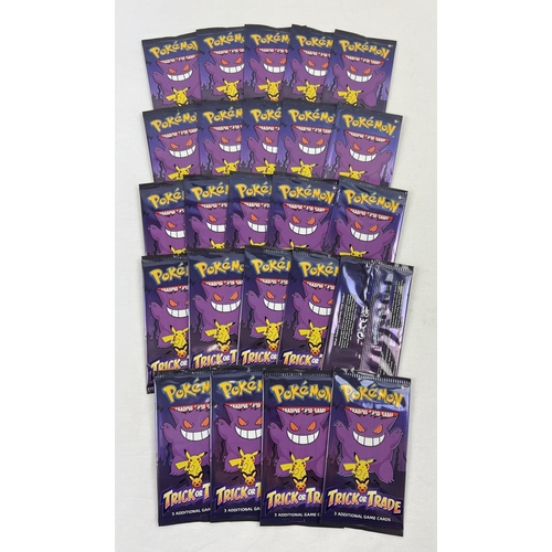 44 - 24 sealed & unopened Pokemon Trick or Trade trading card packs.