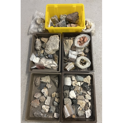 1316 - A large quantity of natural stones, rocks and minerals in varying sizes. Examples include Iron Pyrit... 