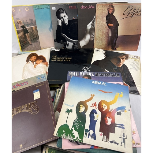 1301 - A collection of assorted vintage vinyl LP's to include: Abba, Paul McCartney and Shirley Bassey. Lot... 