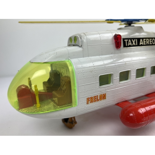 144 - A boxed vintage Passenger Transport Helicopter No. 218, by Sanchis. All original detail and decals. ... 