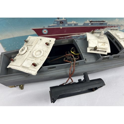 145 - A vintage 1960's boxed Vosper RAF Crash Electric Fender, by Victory Industries. Incomplete, possible... 