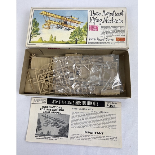 154 - Impact Kits Bristol Boxkite Those Magnificent Flying Machines model aircraft kit #P105. Complete wit... 