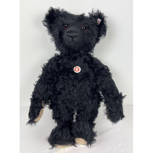 201 - A large Ltd Edition commemorative 'Leo' the 1912 Titanic Mourning Bear from Steiff. No. 405/1000, bl... 