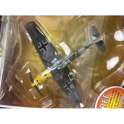 241 - 4 boxed collectors diecast model aircraft by Corgi. Aces At War CS900089 Sopwith Camel No. 3 Wing RN... 