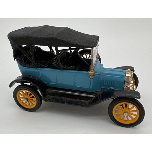 258 - A 1960's boxed Corgi Classics 1915 Ford #9013 complete with card insert diorama. Blue body, black ch... 