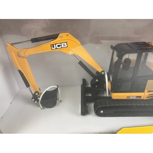 301 - Boxed and unopened Britains 4301 JCB Midi Excavator 86C-1, 1:32 scale.