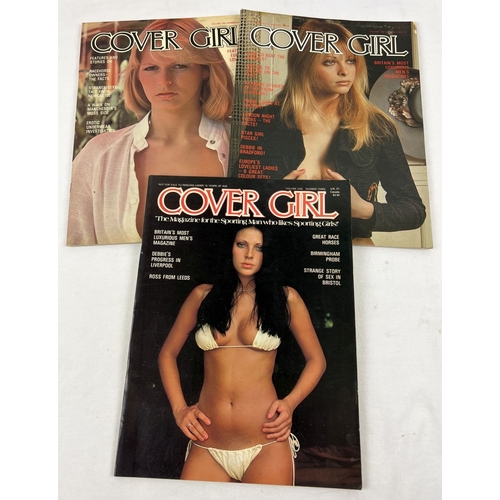 79 - First 3 issues of vintage 1970's adult magazine Cover Girl, volume 1 issues 1 - 3. All in excellent ... 