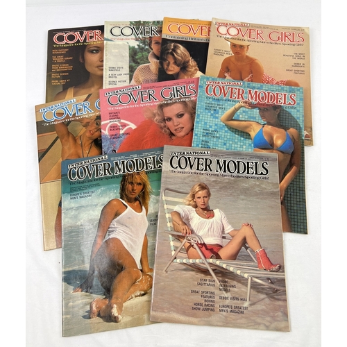 151 - 9 early issues of Cover Girl, vintage 1970's Men's magazine. All in excellent condition.