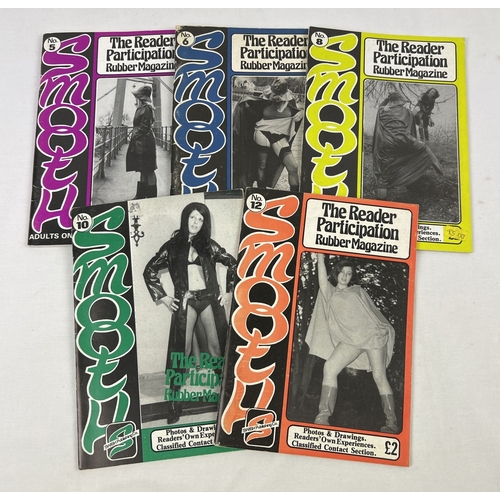 158 - 5 early issues of Smooth, smaller sized specialist rubber fetish magazine from Swish! Publications. ... 