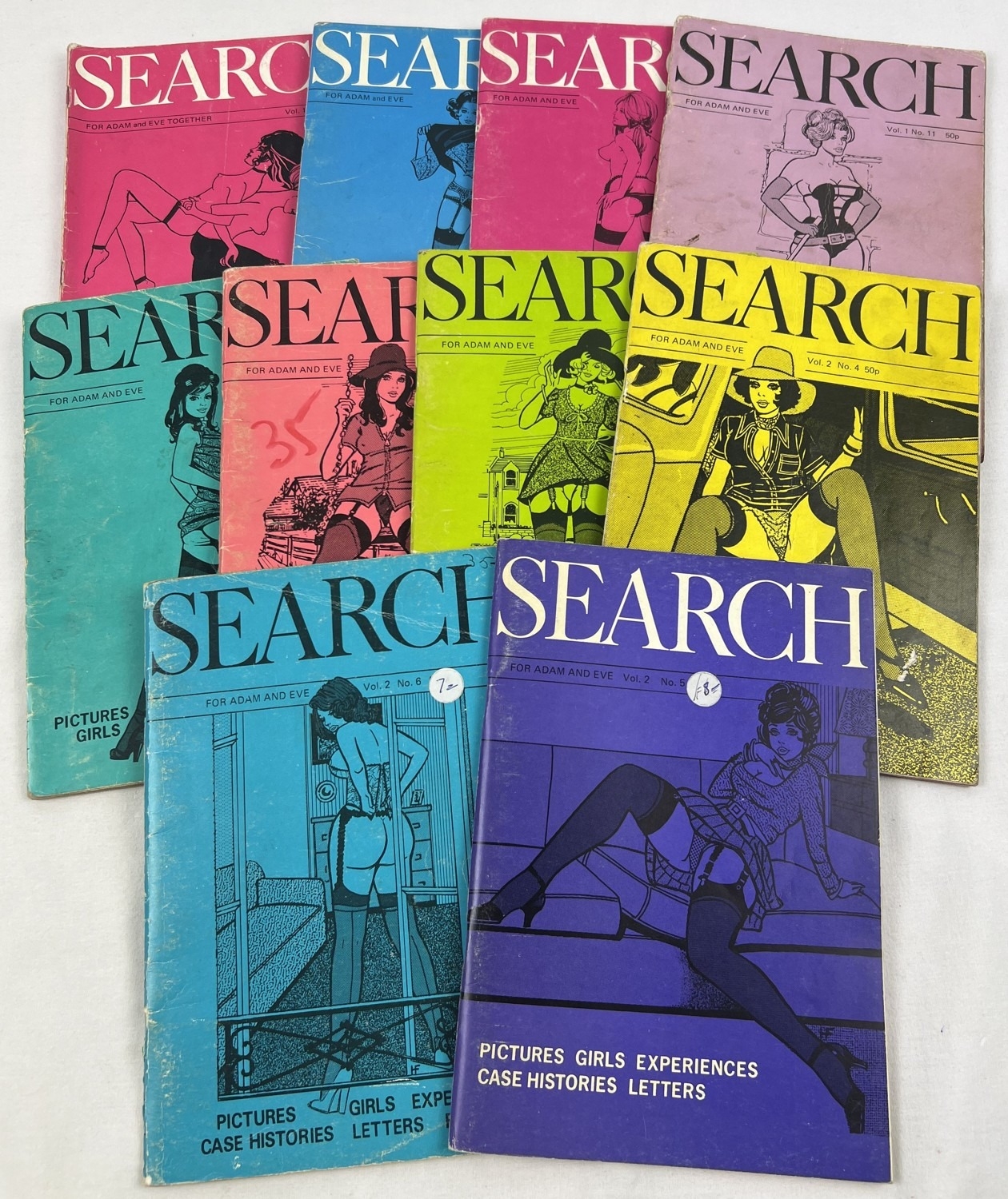 10 vintage issues of Search adult erotic smaller sized correspondence ...