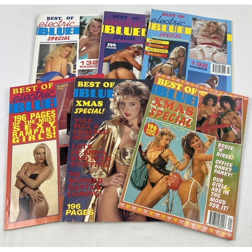 227 - 6 assorted 1990's bumper Best of adult erotic magazines from Electric Blue. 4 issues of Best of Elec... 