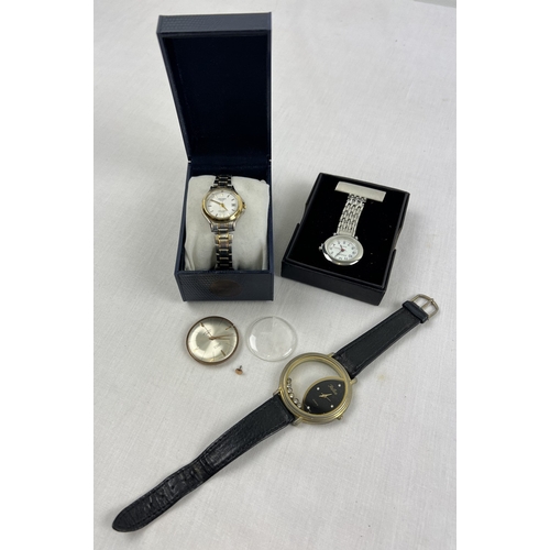 1203 - 4 modern and vintage watches. A boxed ladies duo coloured ladies watch by Sekonda; a dress watch wit... 