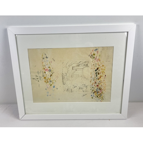 1392 - Jill Barklem - creator of Brambly Hedge, original signed pencil and watercolour working drawing 