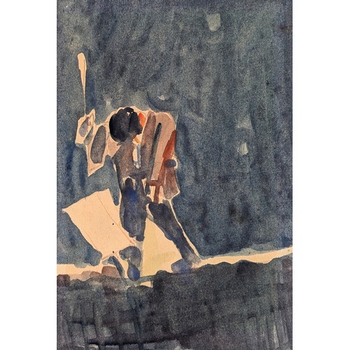 1002 - Ahmed Shahabuddin (b.1950, Bangladesh), watercolour on paper, 29.5 x 19.5cm. From a private collecti... 