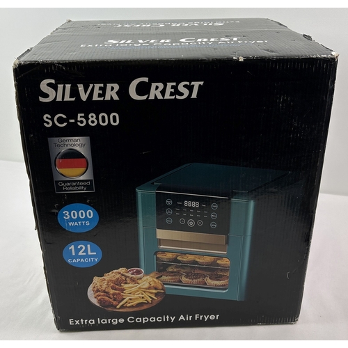 1386 - A brand new in box 12 litre capacity 3000 watt SC-5800 Air Fryer by Silver Crest.