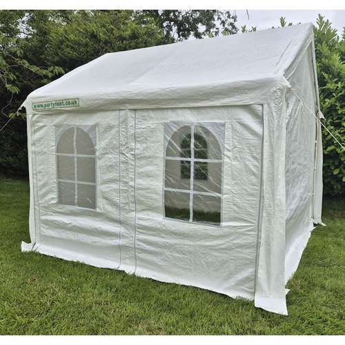 1404 - A superior quality party tent/marquee, 3m x 4m with 5 waterproof sheets (4 sides & top). 4cm diamete... 